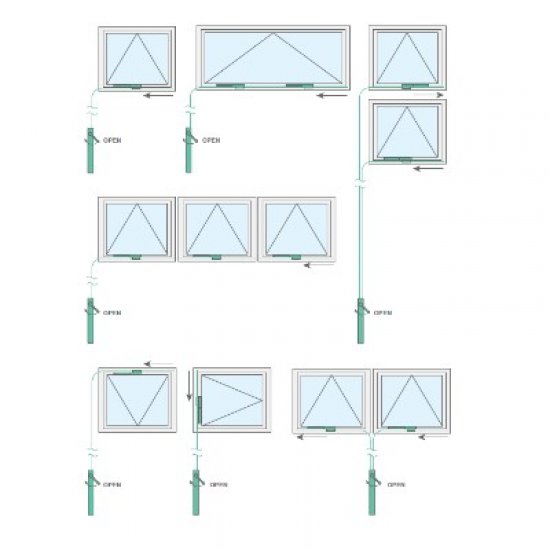 Geze OL Line 250 Manual Chain Window Opener